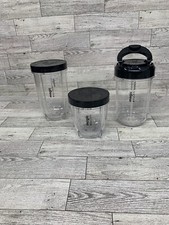 Magic Bullet Cups 1 With Handles, 1 Tall, & 1...