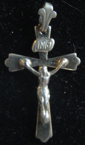 Crucifix Cross Marked 1/20 12K G.F. Vintage Necklace - Imagen 4 de 5