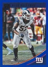 2018 Donruss #153 Alec Ogletree Press Proof Blue NM