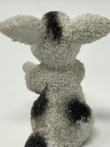 Vintage Bunny Rabbits Figurines Sugared Texture Sugar Japan - Picture 14 of 18