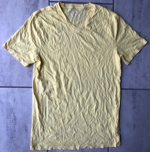 T-Shirt Yellow Perfect Fit Cotton Tee 