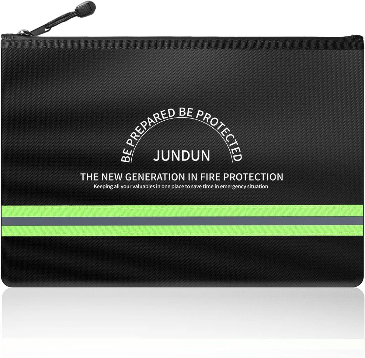 JUNDUN Fireproof Document Bags 14.2 x 10.0 Waterproof and Large