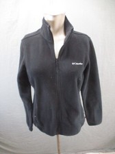 Columbia Size S Womens Full Zip Stand Collar Pocket Fleece Athletic Jacket 908
