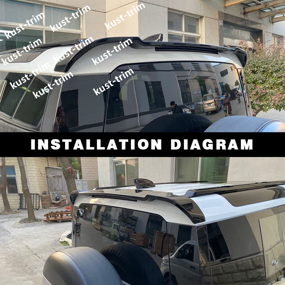 Spoiler Posteriore Per Tetto Per Defender 90 110 (2020-2023) – Materiale ABS, Vari Colori – Ala Posteriore Aerodinamica