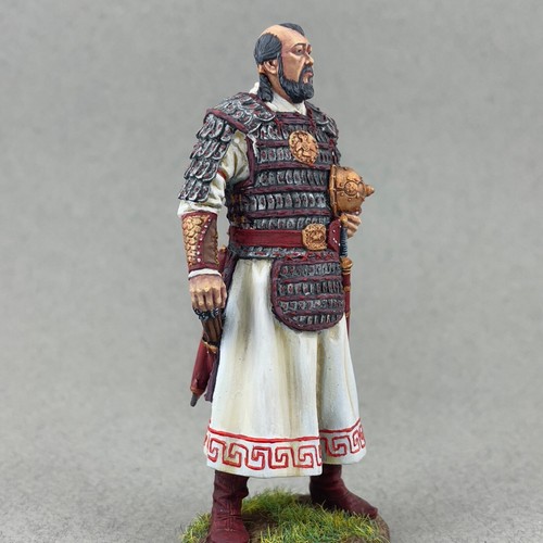 Mongolian Warrior 75 mm 1/24, Historical figure, Tin miniature, Painted soldier - Picture 9 of 12