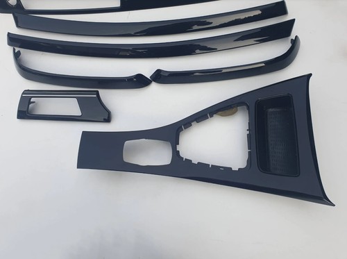 Kit de molduras interiores negras BMW 3 E90 E91 IC LHD para consola central - Imagen 13 de 24