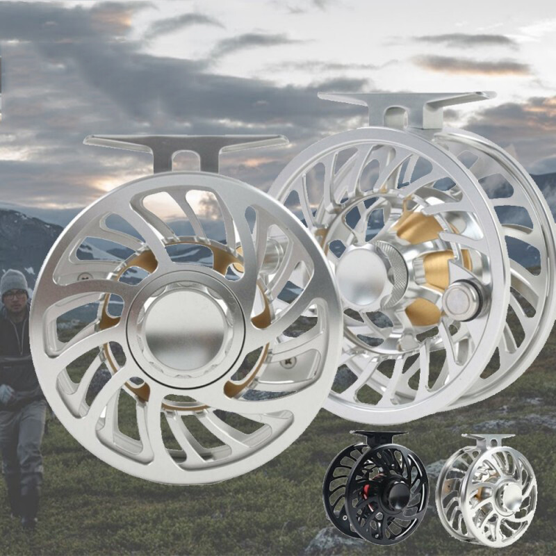 dam exquisite fly reel QUICK LA #5/6 Sport & Freizeit Arrive loaded to fish fighting belt 12 Weight Fly Reel Colour:Coral Trout