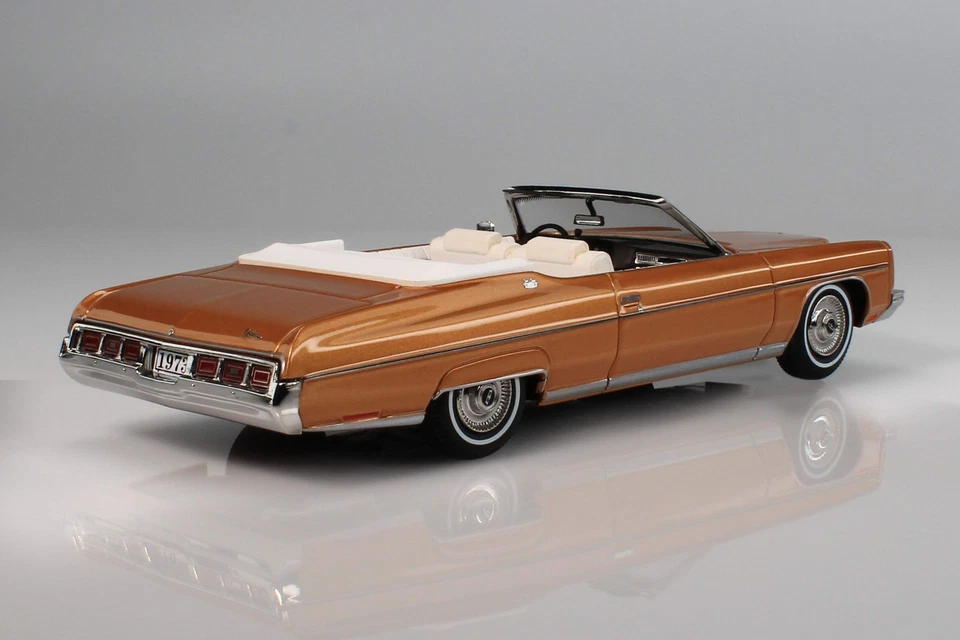 Chevrolet Caprice 1973 CVT., abierto - naranja medio met. Modelos de estampillas 1:43 STM 731 Foto 2 de 2