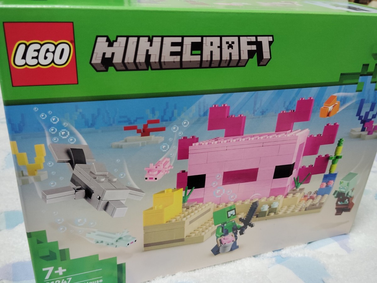 ステラルー Buy LEGO Minecraft The Axolotl House Underwater Set 21247 from