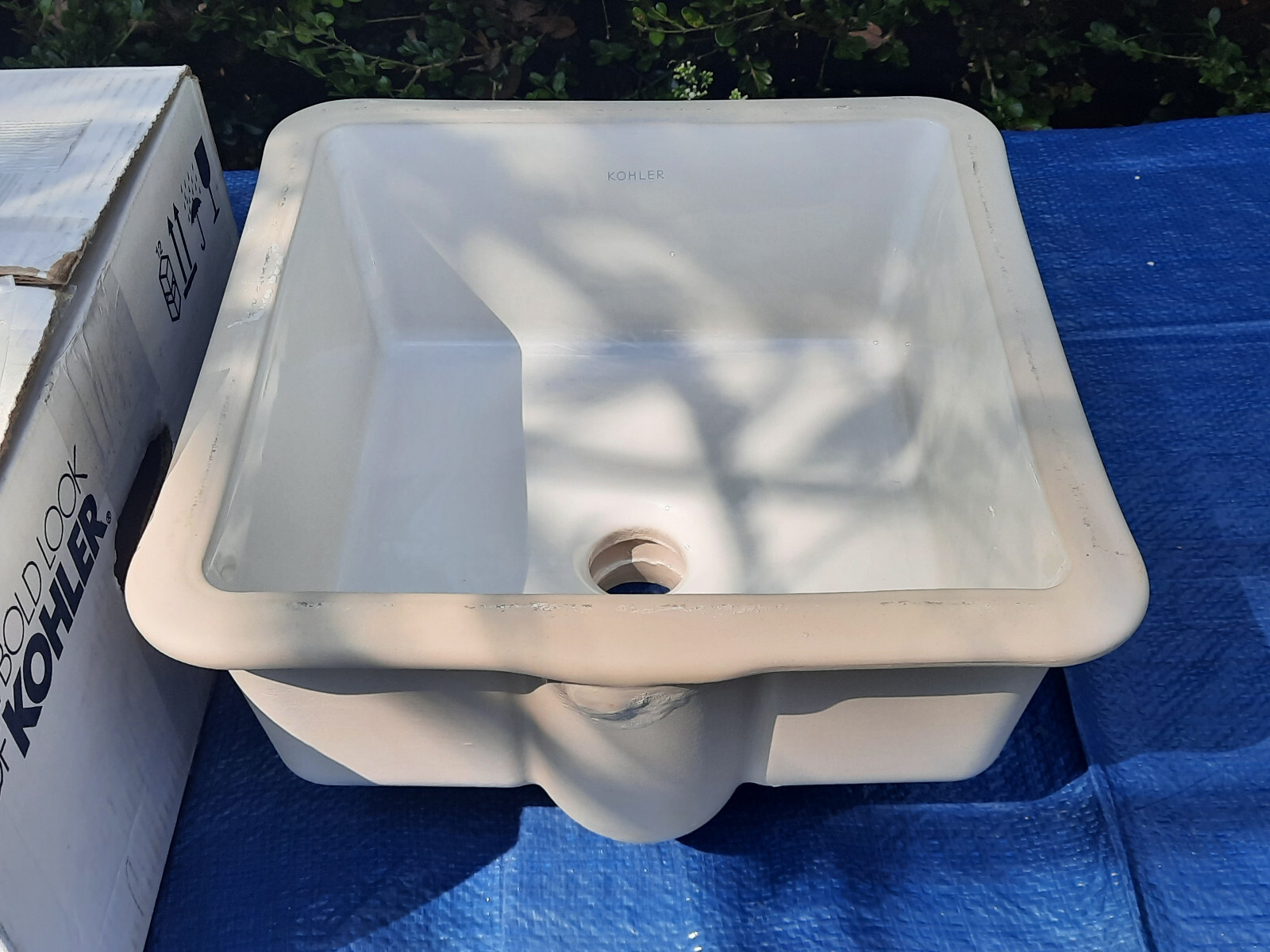 Kohler K81880 Verticyl 11" W x 11" L Square Undermount Bathroom Sink