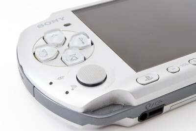 Sony PSP 3000 Mystic Silver Console w/ Box and Charger Japan