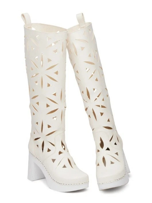 New Swedish Hasbeens Lacy Boots Sold Out size 6 Free People