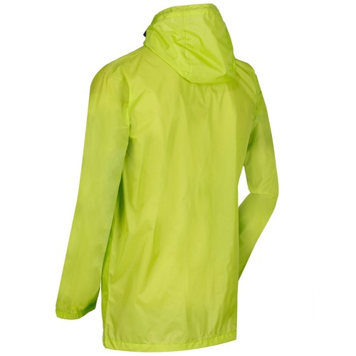 Regatta Mens Rain Pack Jacket Waterproof Breathable Hooded Packable Mac In Bag - Picture 7 of 15