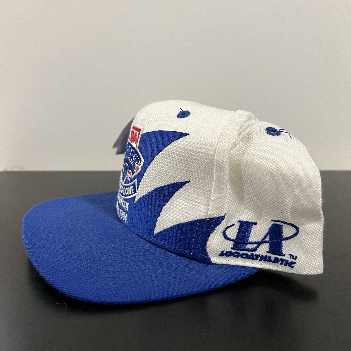 Vintage 1994 NBA Draft Sharktooth Logo 7 Athletic Hat Cap