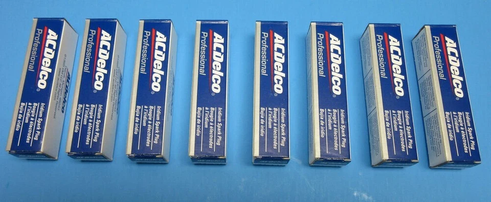 Juego de 8 bujías genuinas GM ACDelco 41-993 OEM # 19256067 iridio Foto 4 de 4