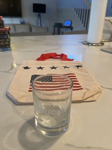 Starbucks 1 & 2 Ounce 1-2 oz Marked Clear Shot Glass Bar Ware + FREE GIFT BAG!!! - Picture 3 of 3