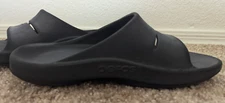 OOFOS OOahh black recovery lightweight slide unisex M9 W11