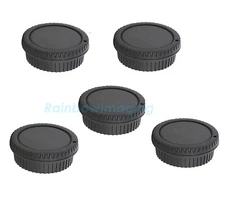 (5 Pcs) Rear Lens Covers Camera Body Caps Canon Rebel T100 T7i T7 T6i T6
