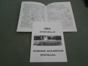 1965 CHEVELLE WIRING DIAGRAM MANUAL / '65 CHEVROLET DIAGRAMS MALIBU SS