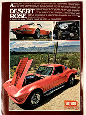1979 Hot Rod Gallery Desert Rose Print Ad 1966 Stingray Corvette Martin Gusse 1979 Hot Rod Gallery Desert Rose Print Ad 1966 Stingray Corvette Martin Gusse