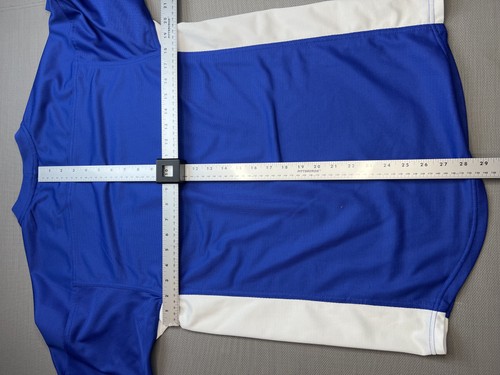 Nike Shirt Uomo Grande Atletica Dri Fit Manica Corta Poliestere Maglietta Sportiva Blu - Foto 5 di 7