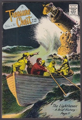 Treasure Chest V21n9 comic book F4U Corsair Tekakwitha 12/30 1965