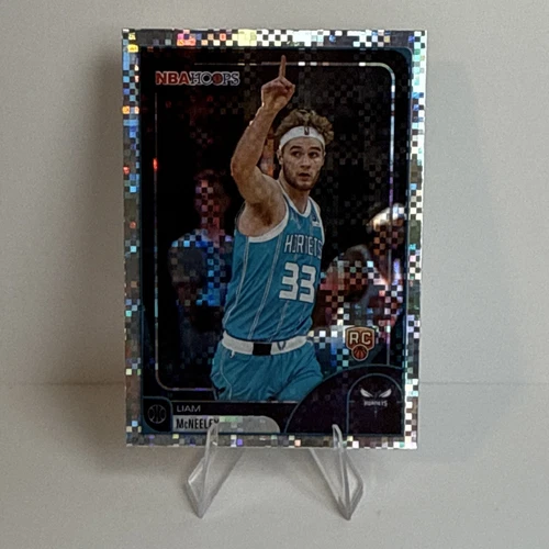 Topps 2025-26 NBA Hoops Liam McNeeley Rookie Charlotte Hornets