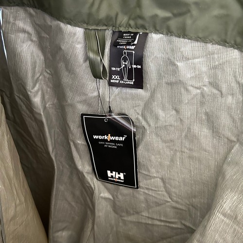 HH Helly Hansen Fishing Overall green New With Tags - flaw XXL  - Picture 6 of 10