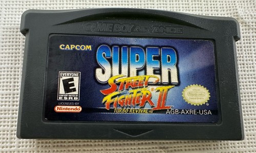 GBA SUPER STREET FIGHTER II TURBO REVIVAL TESTED WORKING! CARTRIDGE ONLY