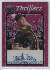 2023 Leaf Metal Thrillerz Pink Mojo 4/4 Zack Qin #T-ZQ1 Auto 0oe
