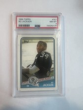 1988 Topps #327 Bo Jackson Rookie RC PSA 8 NM-MINT New Slab!