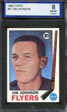 1969-70 TOPPS #97 JIM JOHNSON ISA 8 FLYERS *ADT4918