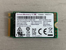 Lenovo Union Memory AM620 512GB NVME M.2 2242 SSD PCIE 3.0 /Installed Windows 10