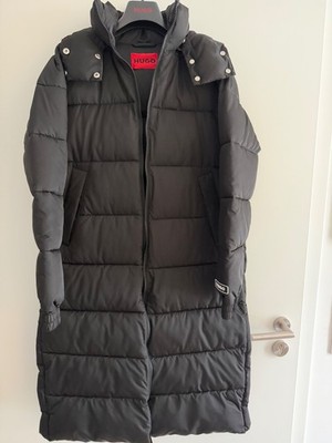 Boss Hugo Boss Favina Jacke Damen Wintermantel Daunen, Gr. XS, Schwarz,Neuwertig