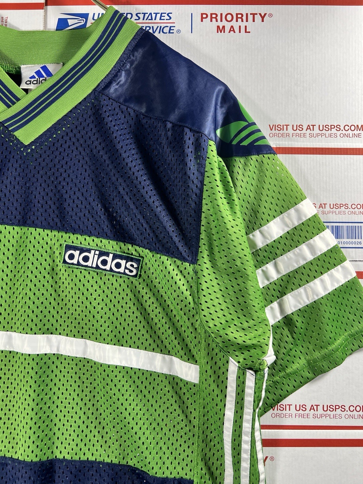 Vintage Adidas Jersey The Brand With The Three Stripes XL 90s 80s Soccer Futbol thumbnail 3