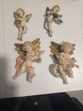 LOTTO 4 ANGIOLETTI RESINA bellissimi ottima fattura