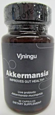 Akkermansia Improves Gut Health Supplement 30 Capsules