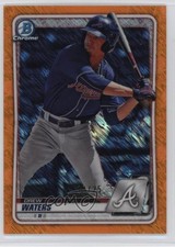 2020 Bowman Chrome Prospects Orange Shimmer Refractor 13/25 Drew Waters 8zr