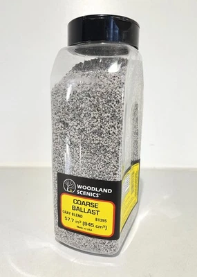 Woodland Scenics Groberer Gravier (Grossier) Brillant Gris Contenu : 0,945l - Photo 1/2