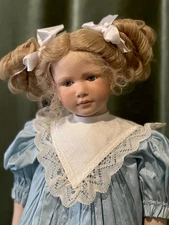 Collectible Artist 25” Porcelain Doll “Isabelle” by Ruth Treffeisen LE 97/100
