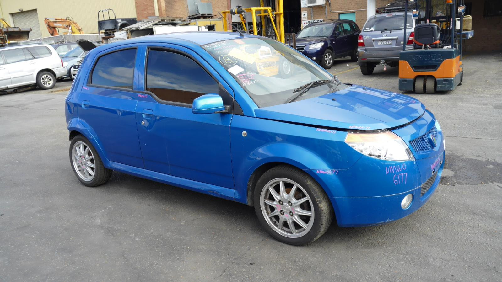 2008 Proton Savvy BONNET HOOD BT BLUE 03/2006-10/2011 606277 image 4