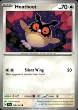 HOOTHOOT 126/162 Pokemon Card Temporal Forces Near Mint