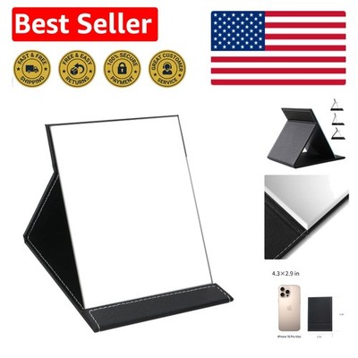 Adjustable Rectangular Travel Mirror - Ultra-Thin, Waterproof, 4.3'' x 2.9''