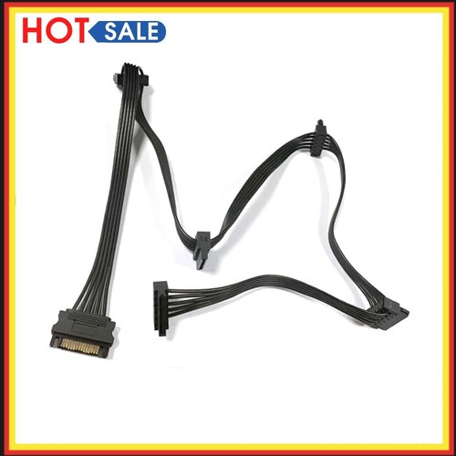 Câble répartiteur d'alimentation pour disque dur SATA 1 à 5 SATA 15 broches pour PC Sever