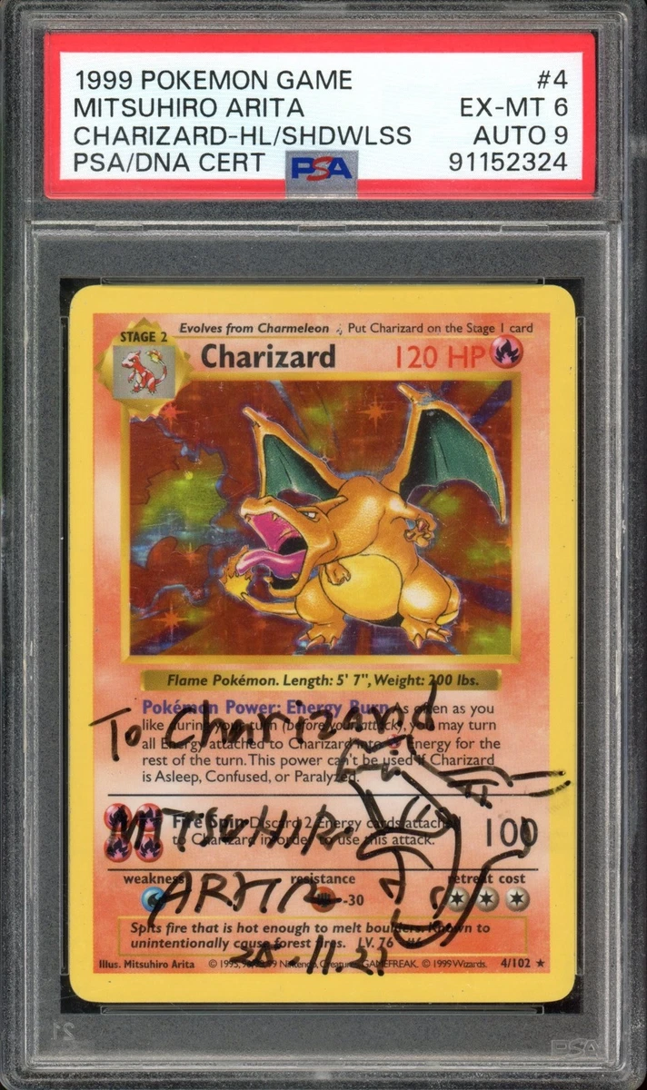Charizard Pokémon TCG Professional Sports Authenticator (PSA
