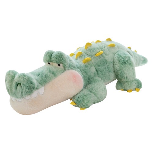 Crocodile Plush Pillow With Soft Short Pile For Kids And Teens Comfort