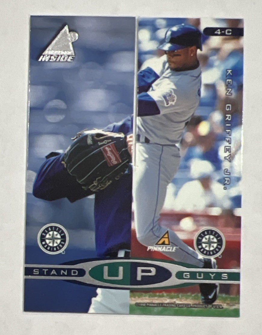 1998 Pinnacle Inside Stand Up Guys Griffey, Rodriguez, Johnson #4-C, #4-D Fresh