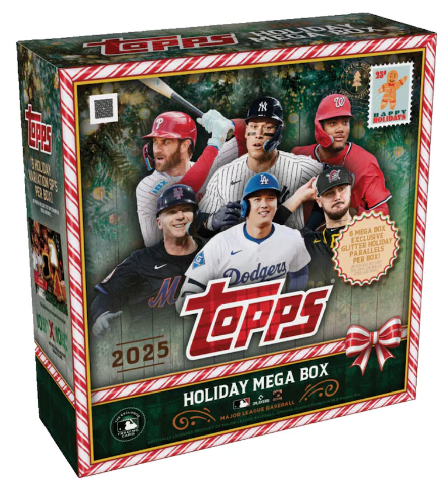 2025 Topps Holiday Mega Baseball Box - MEGA Factory Sealed - MLB Major League