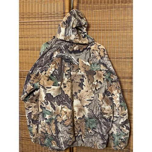 Cabelas Dry-Plus Advantage Camo Hunting Jacket Mens Large Fleece Lined USA Made image 2