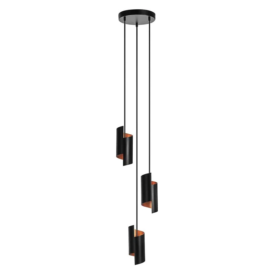 Smart+ LED Pendelleuchte Decor Twist Pendant Schwarz Ø27cm 25W CCT dimmbar WiFi - Bild 3 von 4